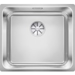 Lavello Monovasca Sopratop - Filotop 49 x 44 cm Acciaio Inox 1 Vasca 45 x 40 cm scarico InFino e troppopieno rettangolare SOLIS 450-IF BLANCO 1526121 - 526121