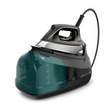 Rowenta DG8627F0 Ferro da Stiro con Caldaia a Vapore Professionale Potenza 2400 Watt Funzione Vapore Verticale Nero e Verde