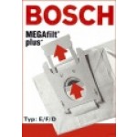 Set di 5 Sacchetti e 1 micro filtro per  Aspirapolvere Bosch 461408