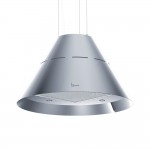 Baraldi EVA Cappa isola sospesa diametro 60 cm - Inox - 800 m³/h - Telecomando incluso - 01EVAIS060ST80