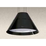 Baraldi EVA Cappa isola sospesa diametro 60 cm - Nera - 800 m³/h - Telecomando incluso - 01EVAIS060BL80