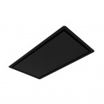 Cappa a Soffitto 100 x 50 cm  H 16 Nero effetto Soft Touch e Cornice Nera Soft Touch Elica ILLUSION H16 BL MAT/A/100 - PRF0172645B