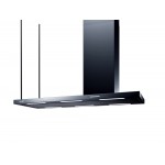 Baraldi ELEA ISOLA NERA Cappa a Isola Baraldi ELEA 146 x 60 cm Nera con Camino a Destra 800 m³/h - 01ELEIS146BLDX80