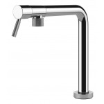 Foster 8524000 Miscelatore da cucina monocomando Sottofinestra Acciaio inox con canna girevole a scomparsa Margot 8524 000