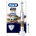 Oral-B PRO 14876674 spazzolino elettrico Bambino Spazzolino rotante Multicolore, Bianco