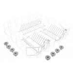 Cestello Inferiore Lavastoviglie Rex Electrolux Zanussi AEG Originale 4055459160