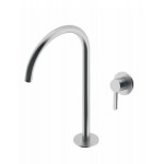Miscelatore lavabo alto due fori e scarico clic-clac 1 1/4” finitura pvd linea Iconica Crolla 37045PPVDSC