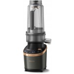 Philips HR3770/00 Frullatore con Bicchiere Flip & Juice Capacità 2 Litri Potenza 1500 Watt con Tecnologia ProBlend Ultra colore Nero - Rame 