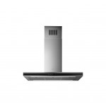 Elica ADELE IS BLIX/A/90 X 60 - PRF0167313 Cappa ad Isola 90 x 60 cm Acciaio inox e vetro nero 