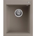Elleci Quadra 100 LKQ10089 Lavello da Incasso 1 vasca Monovasca Sopratop 41 x 50 cm finitura Keratek Dove 89