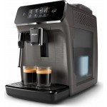 Macchina Caffè Automatica Espresso con Macinacaffè ed Erogatore di Vapore Caffè in Grani colore Nero Philips 2200 Series EP2224/10