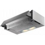 Cappa Incasso sottopensile 60 cm Verniciato Metal Grey Classe C Tecnowind ESTRAIBILE  PLUS 60 - K104R0077