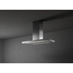 Falmec Plane Plus Island 90 Inox Cappa a Isola 90 cm Acciaio inox finitura scotch brite Luce dinamica e dimmerabile - CPLI90.E23P2#EUI490F