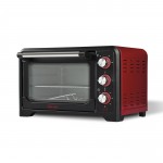 Girmi FE20 Fornetto con Grill 20 Litri 1380 W Rosso Nero Timer Vetro doppio