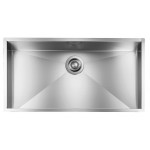 Lavello da Incasso 1 Vasca Monovasaca 85 x 45 cm Filotop Acciaio Inox satinato FILOQUADRA CM 01192A.X0.01.2018 - 01192AXCSSP