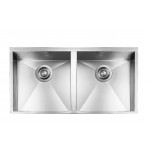 Lavello da Incasso 2 Vasche 89 x 45 cm Filotop Acciaio Inox satinato FILOQUADRA CM 01192B.X0.01.2018 - 01192BXCSSP