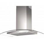 Cappa a Parete 90 cm Acciaio Inox E Vetro Trasparente Classe D Tecnowind FLEX MID 90 - K338I0017