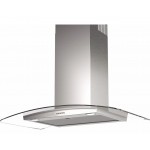 Cappa a Parete 90 cm Acciaio Inox e Vetro Trasparente Classe C Tecnowind FLEX MID PLUS 90  - K338I0020