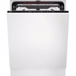 AEG FSE76727P Lavastoviglie da Incasso Scomparsa Totale Cerniere Sliding 14 Coperti Terzo Cesto Classe A Serie 7000 GlassCare 