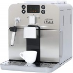Macchina Caffè Automatica Espresso con Macinacaffè ed Erogatore di Vapore Caffè in Grani colore Argento Gaggia Brera RI9305/01 