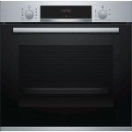 Forno da Incasso Multifunzione Elettrico Inox Vetro Nero Serie 4 Bosch HBA534BR0