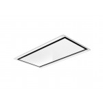 Cappa a Soffitto 100 x 57 cm H 16 Vetro Bianco e Cornice Bianca Elica HILIGHT GLASS H16 WH/A/100 - PRF0167044A