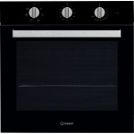 Forno da Incasso Multifunzione Elettrico 60 cm Nero Classe A Indesit Estetica Inox - IFW 6530 BL