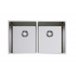 Lavello da Incasso 2 Vasche 745 x 440 mm Filotop - Slim Acciaio Inox Satinato IN-TECH CM 017317.X0.01.2098