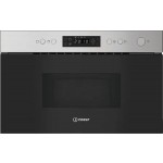 Indesit IM K12 X Forno Microonde da incasso con Grill 22 Litri Altezza 38 cm Estetica Inox 