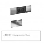 Kit Copripresa colore Bianco per Portaprese Cip-Cip Foster 8000 217 - 8000217