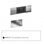 Kit Copripresa colore Nero per Portaprese Cip-Cip Foster 8000 317 - 8000317