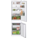 Frigorifero da Incasso Combinato Low Frost classe E Altezza 177 cn cerniera a traino Serie 2 Bosch KIV86NSE0