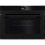 Forno Combinato Microonde con Grill 60 cm Altezza 45 cm Estetica Matt Black Serie 8000 CombiQuick AEG KMK761080T - KMK 761080 T