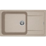 Elleci LG241051 Lavello da Incasso 1 vasca grande con gocciolatoio Reversibile 86 x 50 cm finitura Granitek Avena 51 Life 410
