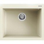 Elleci LGQ11062 Lavello da Incasso 1 vasca - Monovasca Sopratop 61 x 50 cm finitura Granitek Classic Bianco Antico 62 Quadra 110