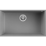 Elleci LGQ13048BSO Lavello da Incasso 1 Vasca Sottotop 76 x 44 cm finitura Granitek Matt Cemento 48 Quadra 130 SOTTOTOP