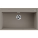 Elleci LKB36093 Lavello da Incasso 1 vasca - Monovasca Sopratop 86 x 51 cm finitura Keratek Dove Grey 93 Best 360