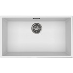 Elleci LKQ13096BIN Lavello da Incasso 1 Vasca Integra 130 76x44 White 96 Installazione Bordo Integrato 