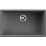 Elleci LKZ13099F01 Lavello da Incasso 1 vasca - Monovasca 748 x 448 mm Filotop finitura Keratek Dark Grey 99 ZEN-F 130