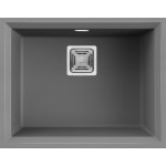Elleci LMK10573BSO Lavello da Incasso 1 vasca - Monovasca Sottotop 560 x 438 mm finitura Granitek Metal Titanium 73 KARISMA 105 SOTTOTOP
