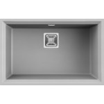 Elleci LMK12079BSO Lavello da Incasso 1 vasca - Monovasca Sottotop 690 x 438 mm finitura Granitek Metal Aluminium 79 KARISMA 120 SOTTOTOP