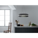 Cappa Isola Sospensione 74 cm Acciaio Verniciato Nero Canna di Fucile Tecnologia Circle.Tech. FALMEC Loop - CLQN74.E0P7#ZZZD461F