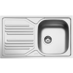 Lavello da Incasso 1 Vasca con Gocciolatoio Smeg Inox LYP861S