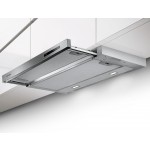 Cappa ad Incasso Sottopensile con Frontalino 60 cm Finitura Alluminio metallizzato e Frontale acciaio Faber MAXIMA NG TOUCH EV8 LED X A60 315.0635.146