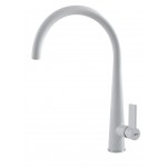 Elleci MGKATH68 Miscelatore monocomando Cucina con canna girevole Athena finitura Granitek Matt Bianco 68