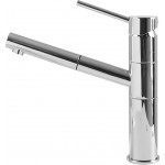 Elleci MIKRENCR Miscelatore monocomando Cucina con canna girevole e doccetta estraibile Reno finitura Cromo CR