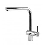 Plados NEMO-40 Miscelatore cucina monocomando con canna a L e doccetta estraibile Cromato modello Nemo finitura 40 CROMO 