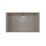 Lavello 1 Vasca Installazione Sottotop Plados Serie One 76-10 ST code 72 ULTRAGRANIT TARTUFO ON7610ST