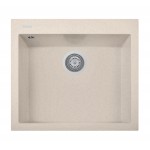 Plados ON6010-94 Lavello 1 Vasca 60 x 51 cm con fascia miscelatore Serie One 60 -10 finitura 94 MicroULTRAGRANIT AVENA