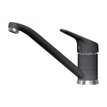 Plados PLUSMIX-95 Miscelatore cucina monocomando con canna a tubo PLUSMIX finitura 95 MICROULTRAGRANIT NERO EBONY